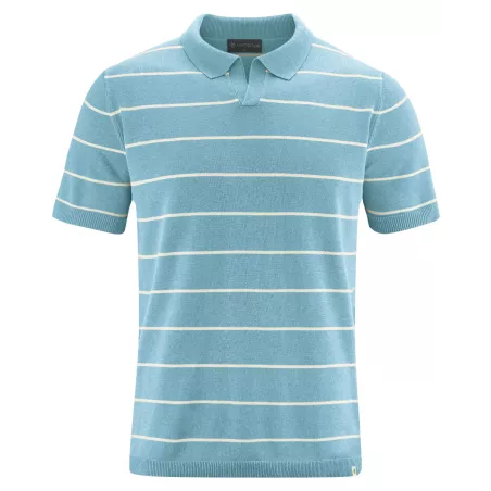 Striped polo shirt - HEMPAGE