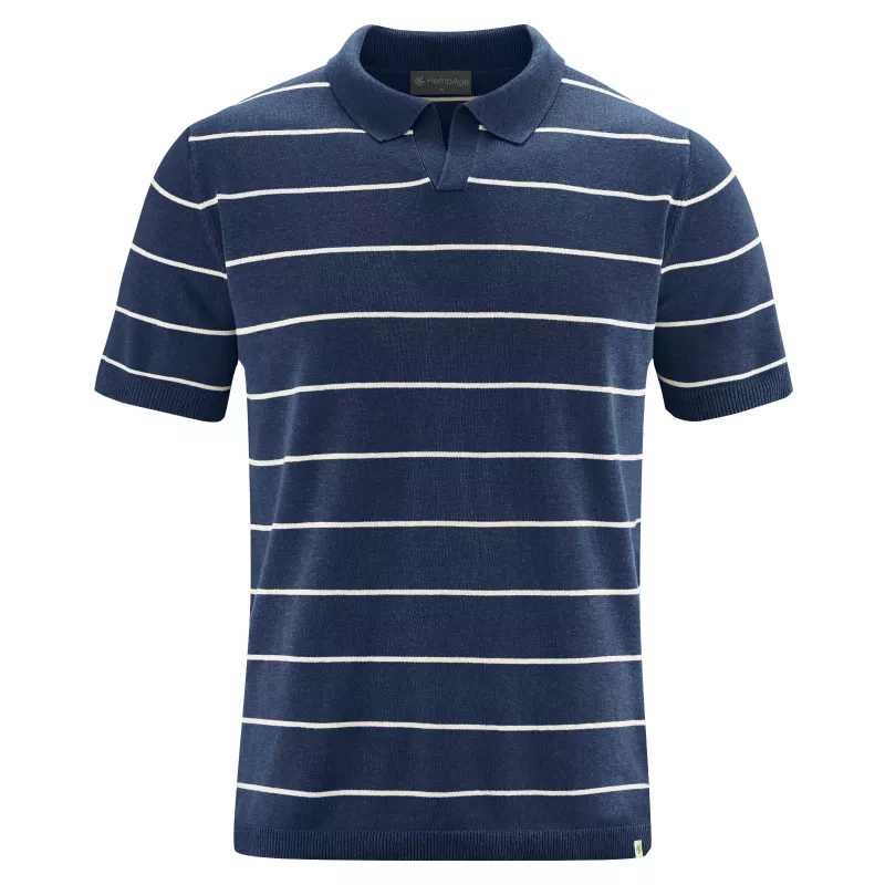 Gestreiftes Poloshirt - HEMPAGE