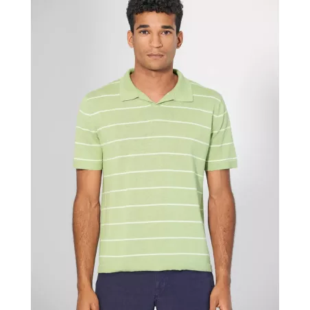 Gestreiftes Poloshirt - HEMPAGE