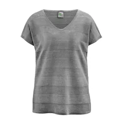 Pure hemp V-neck t-shirt 2