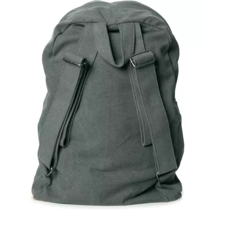 Foldable backpack in hemp and organic cotton