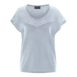 Blusa afilada con puntada de contraste 2