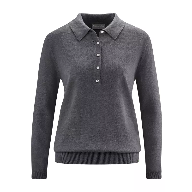 Pullover mit Hemdkragen im Polo-Stil