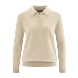 Pullover con collo in camicia Polo stile