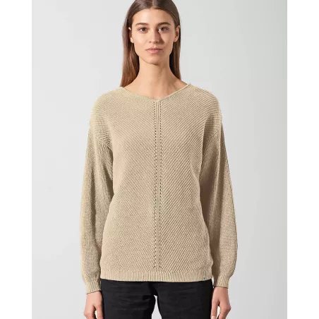 Pull en maille tricoté