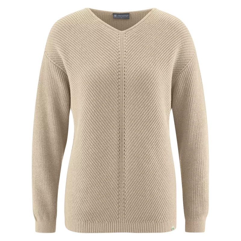 Pull en maille tricoté