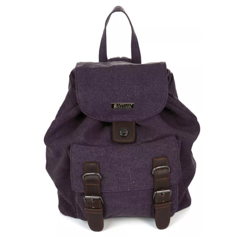 Backpack canvas and leather