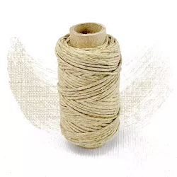 1 mm waxed - hemp twine 2