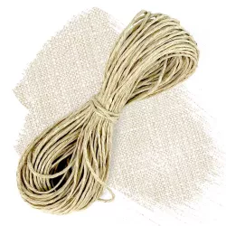 2 mm - waxed hemp twine in 20, 80, 200 or 830 m 2