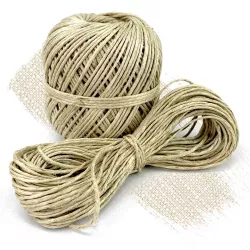 2 mm - waxed hemp twine in 20, 80, 200 or 830 m