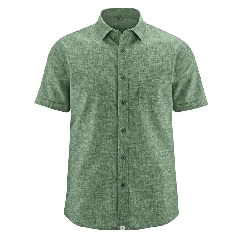 Chemise à manches courtes - Chanvre et Coton bio