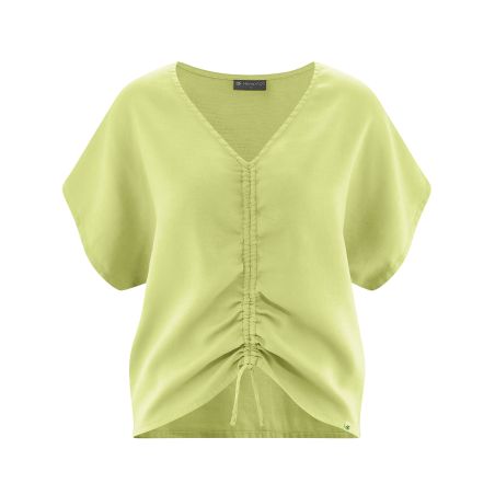 Blusa con nastro - Canapa e cotone biologico