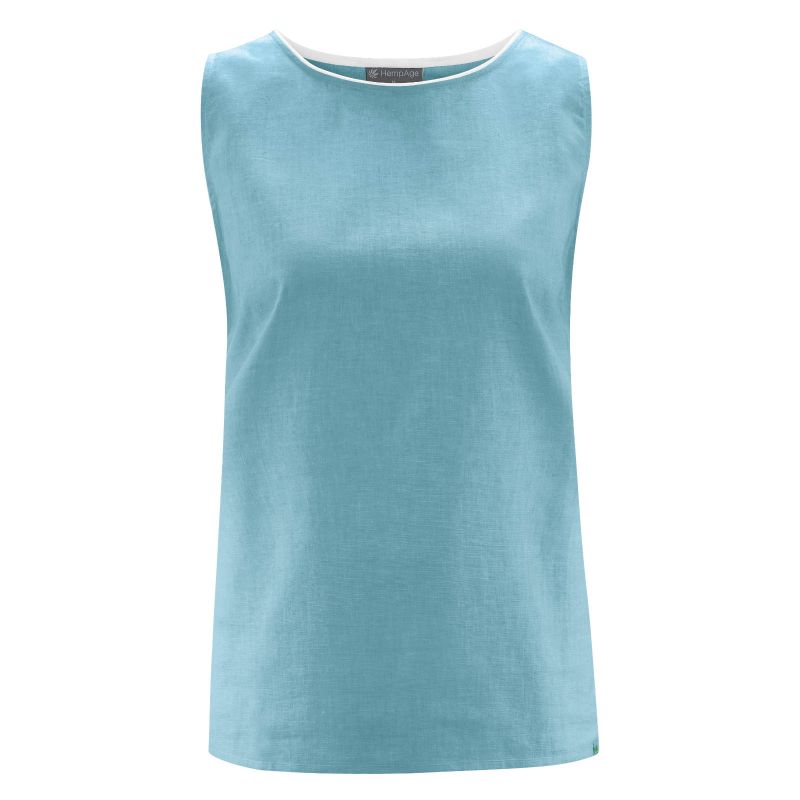 Sleeveless Blouse - Hemp and Organic Cotton