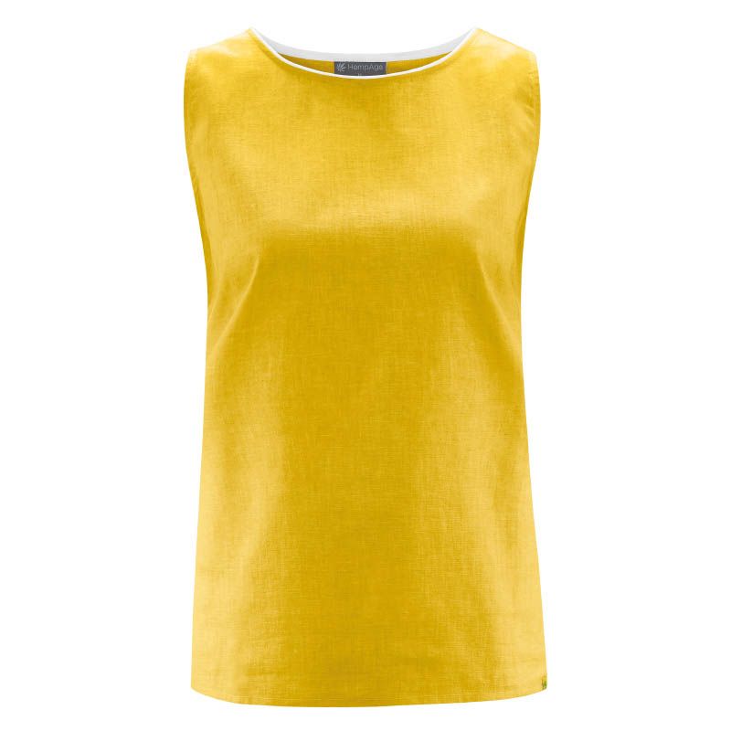 Sleeveless Blouse - Hemp and Organic Cotton