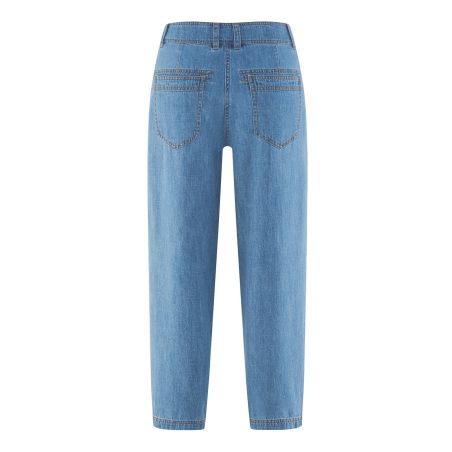 Gewebte, lockere Jeans - Hanf und Bio-Baumwolle