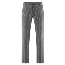 Woven striped trousers - Organic hemp and cotton