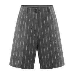 Gestreifte Bermudashorts - Hanf und Bio-Baumwolle