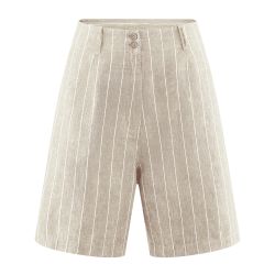 Gestreifte Bermudashorts - Hanf und Bio-Baumwolle 2