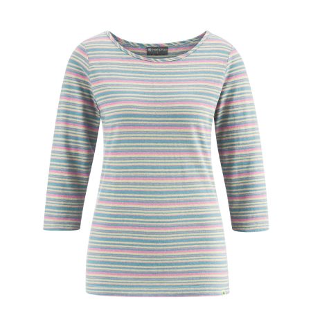 Striped long sleeve T-shirt - Organic cotton and hemp