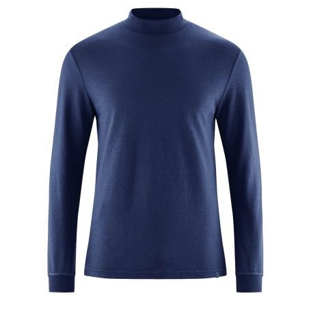 T-shirt long sleeves with rolled neck - Organic cotton and hemp