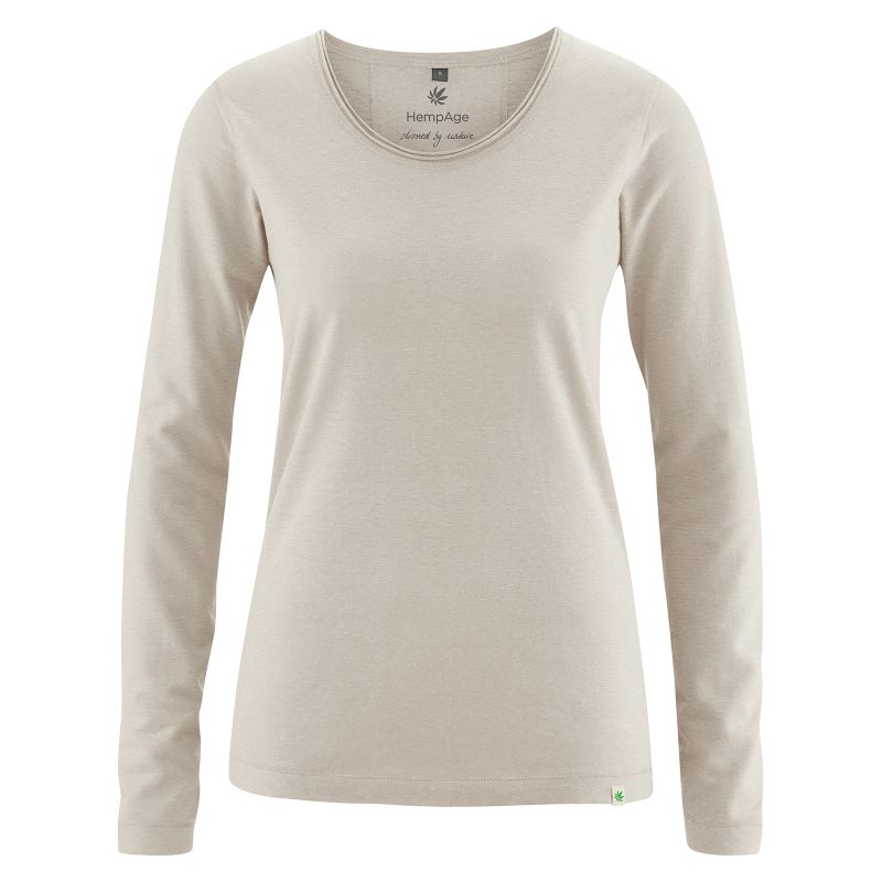 Long sleeve jersey T-shirt - Organic cotton and hemp