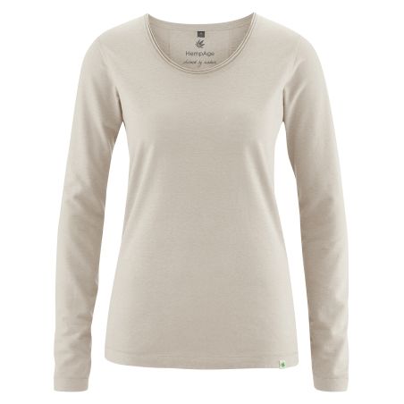 Long sleeve jersey T-shirt - Organic cotton and hemp