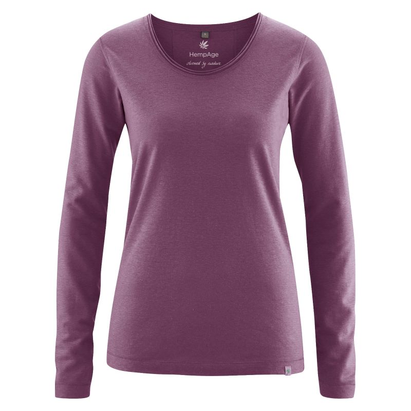 Long sleeve jersey T-shirt - Organic cotton and hemp