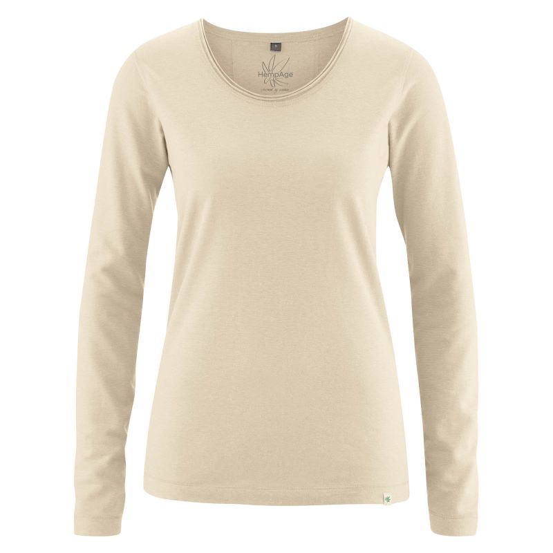 Long sleeve jersey T-shirt - Organic cotton and hemp