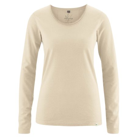 Long sleeve jersey T-shirt - Organic cotton and hemp