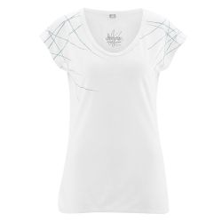 Camiseta serigrafiada blanca XL