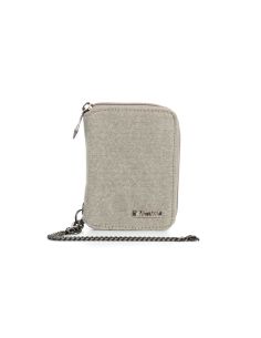 Wallet with chain (demountable)