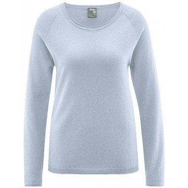 Leichter Pullover aus Bio-Baumwolle/Hanf