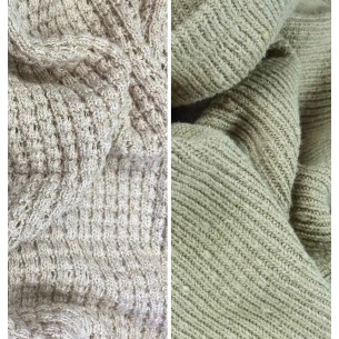 100% hemp knit fabric