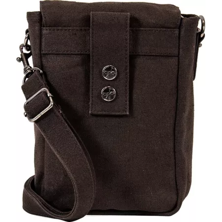 Bolso cáñamo tela y cuero hombre