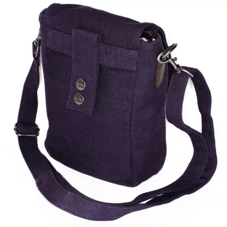 Herrentasche aus Hanf-Canvas und Leder