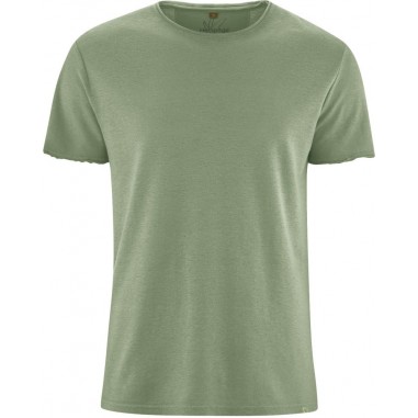 Camiseta ecológica hombre verde